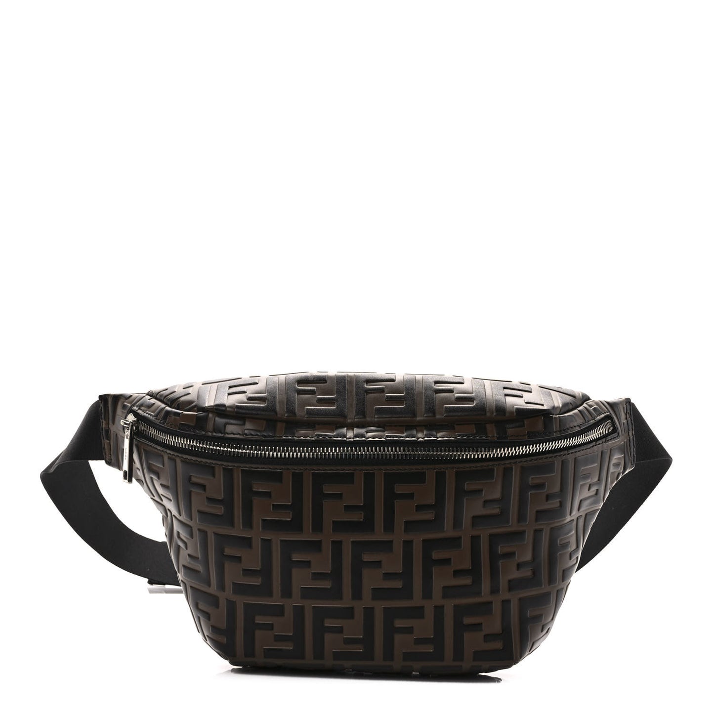 Vitello Century Bi-Color FF 1974 Embossed Belt Bag Maya Black