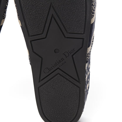 Christian Dior Oblique D-Way Platform Sandal 37 Deep Blue 6 of 9