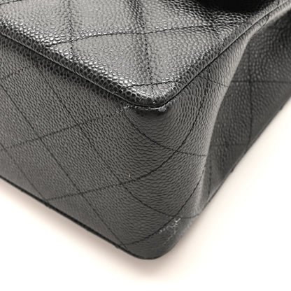 Chanel Caviar Quilted Jumbo Double Flap Black 10 of 10