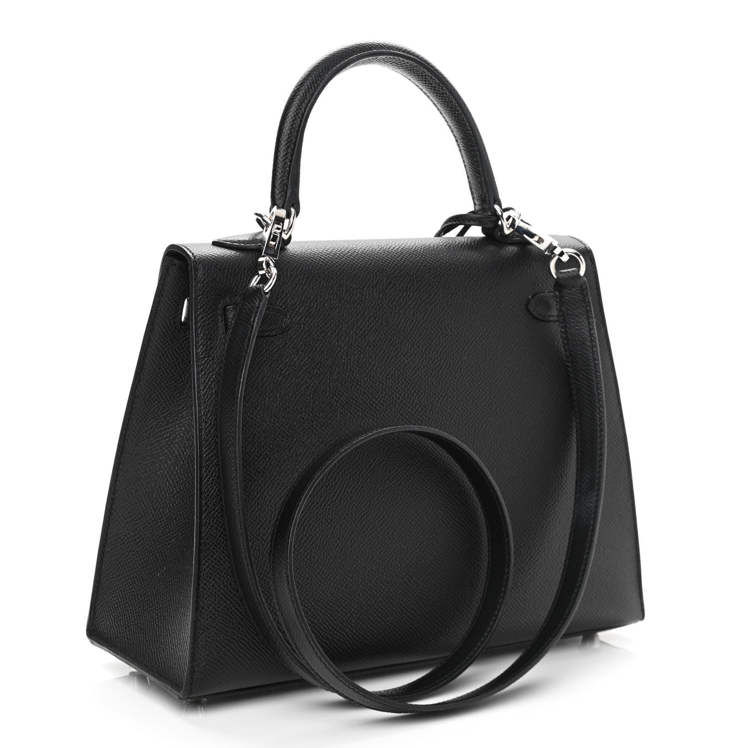 Hermes Epsom Kelly Sellier 25 Black 3 of 13