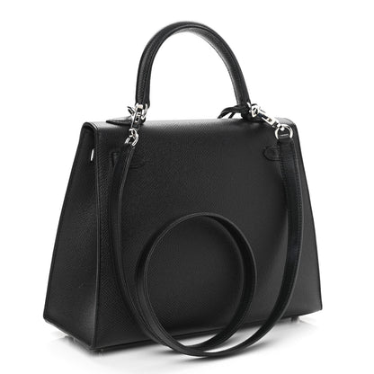 Hermes Epsom Kelly Sellier 25 Black 3 of 13