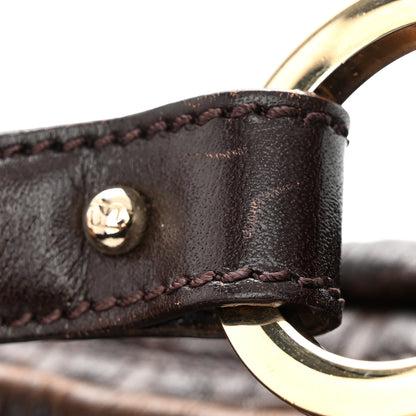 Fendi Vitello FF Embossed Chef Hobo Brown 12 of 13