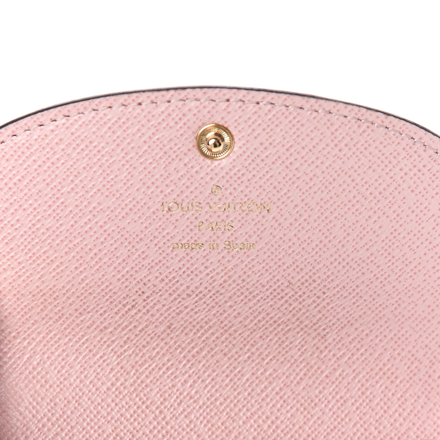 Louis Vuitton Damier Ebene Rosalie Coin Purse Rose Ballerine 6 of 8