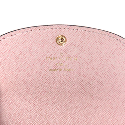 Louis Vuitton Damier Ebene Rosalie Coin Purse Rose Ballerine 6 of 8