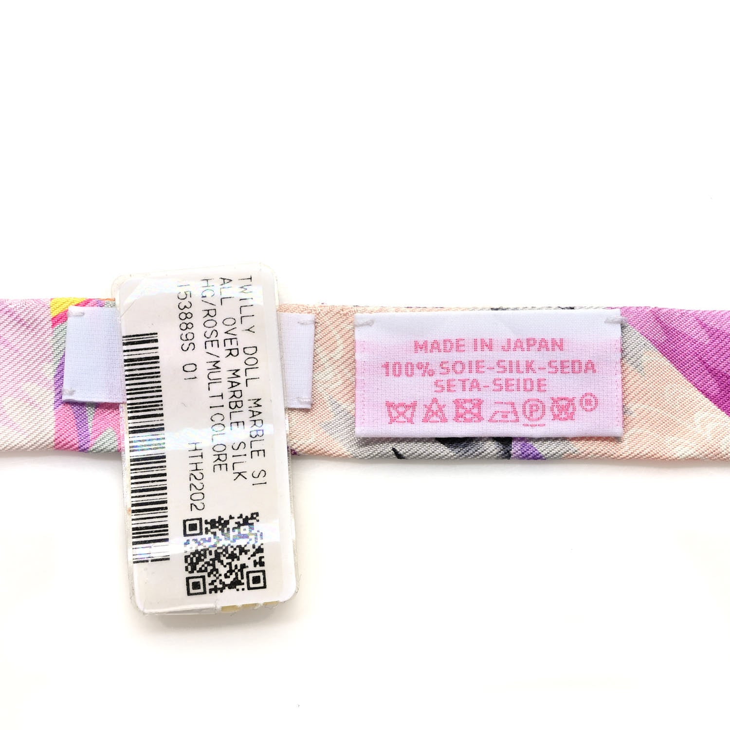 Hermes Silk Marble Doll Twilly Rose Multicolor 3 of 3