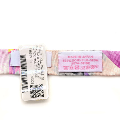 Hermes Silk Marble Doll Twilly Rose Multicolor 3 of 3