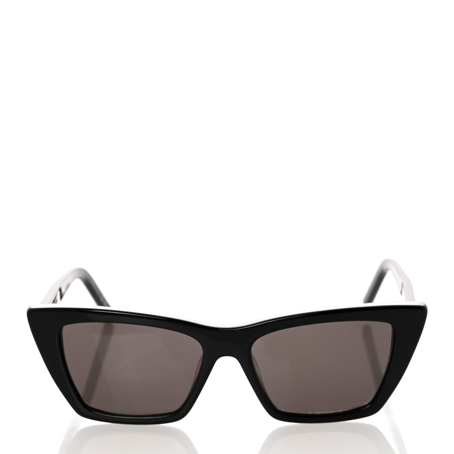 Saint Laurent Acetate Mica Cat Eye Sunglasses SL 276 Black 2 of 8