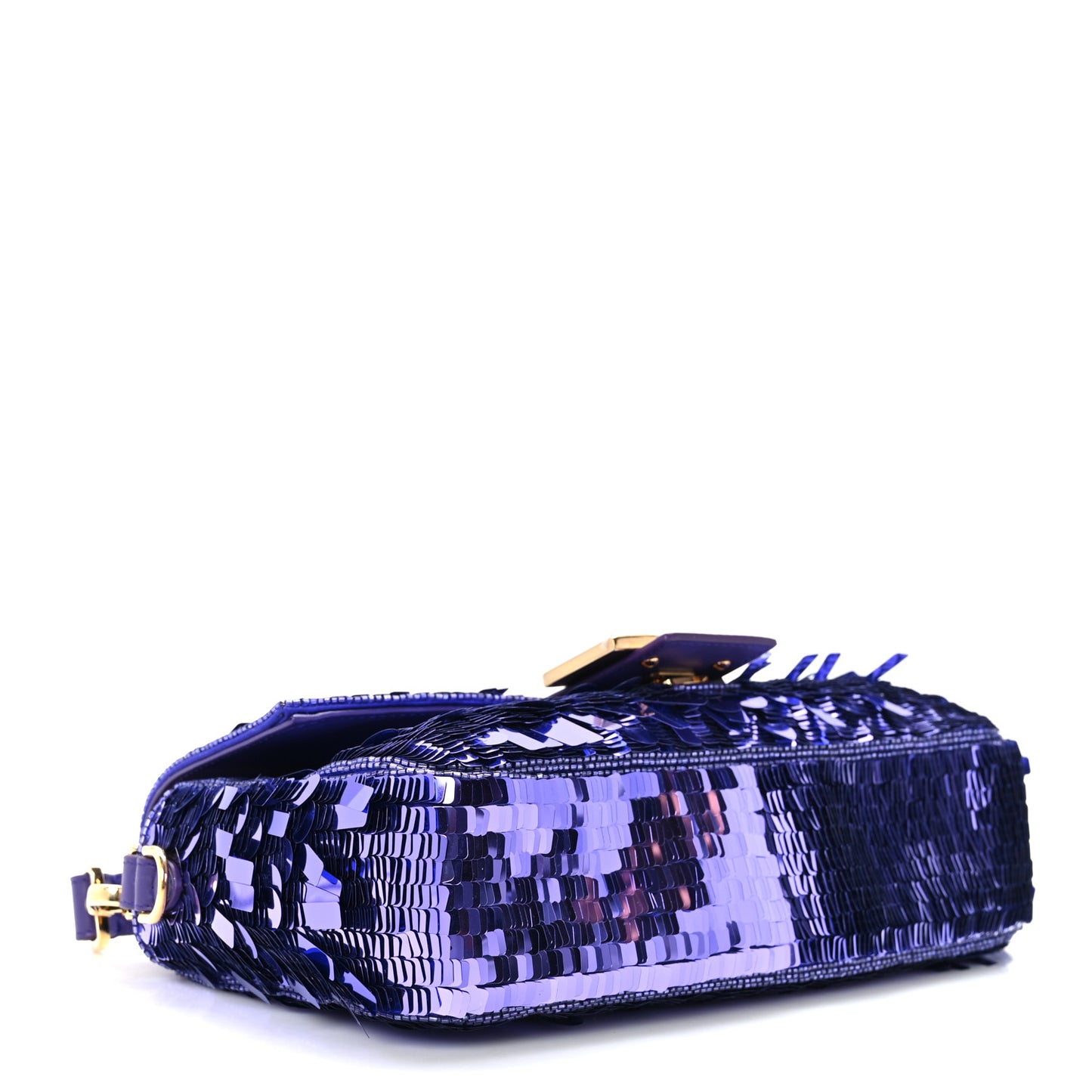 Sequin Paillettes Vitello Grace Sex and the City Baguette Viola Purple Rain