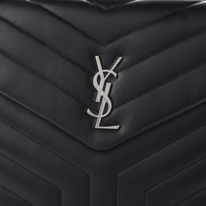 Saint Laurent Calfskin Y Quilted Monogram Loulou Document Holder Black 9 of 9
