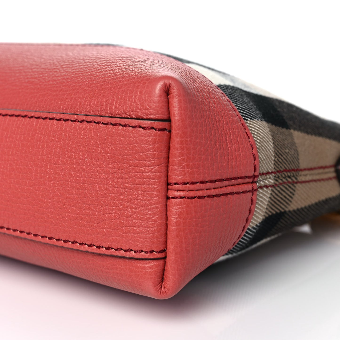 Derby House Check Abingdon Convertible Clutch Cinnamon Red