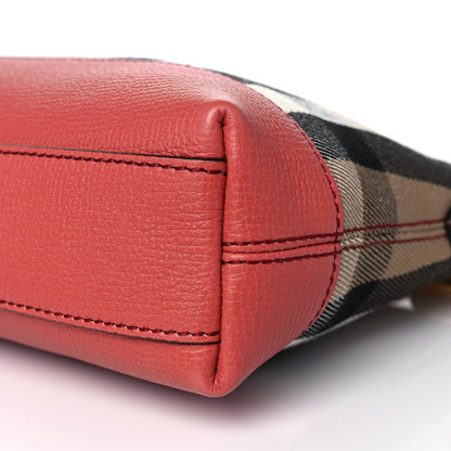 Burberry Derby House Check Abingdon Convertible Clutch Cinnamon Red 8 of 8