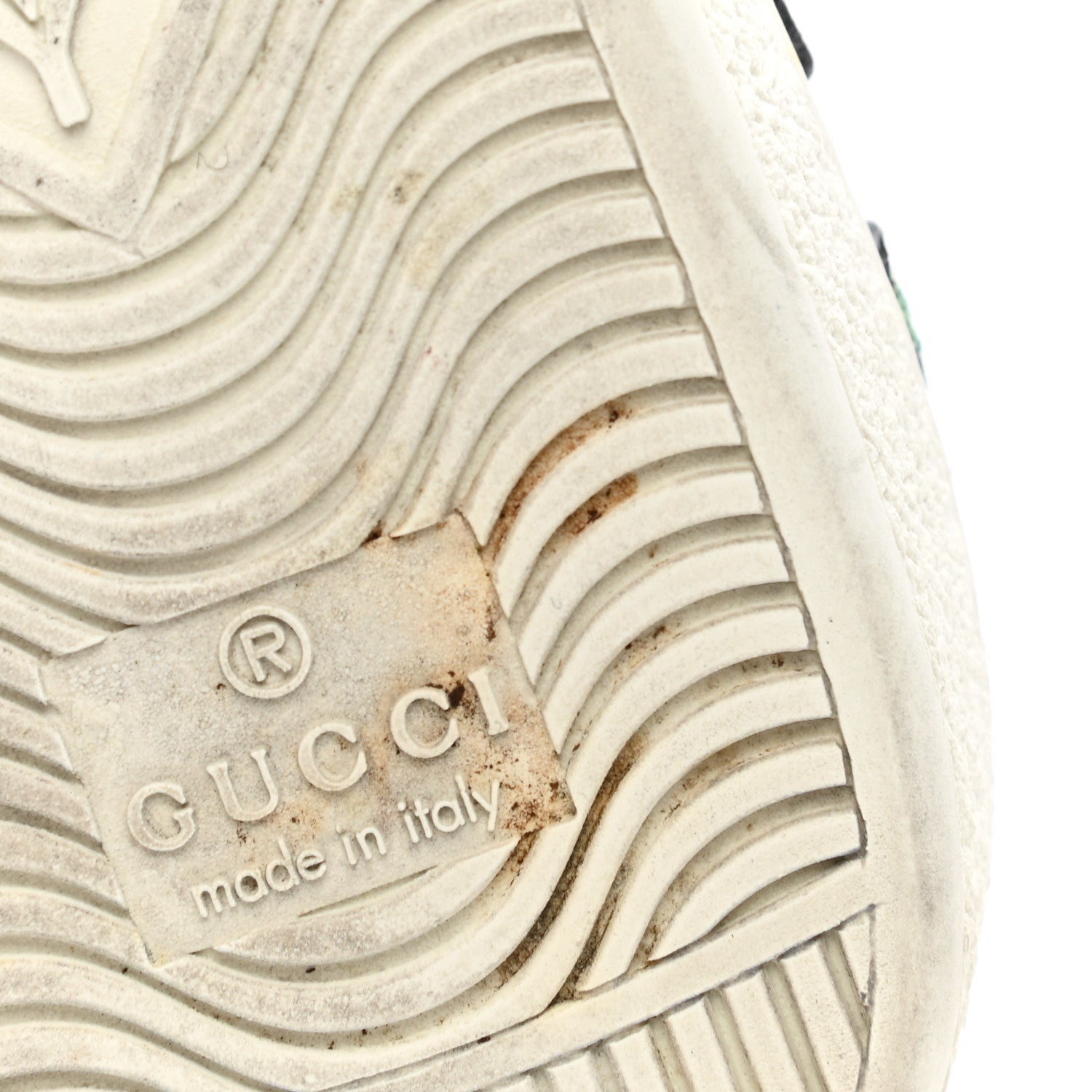 Gucci Calfskin Web Floral Embroidered Womens Ace Sneakers 35 White 10 of 14