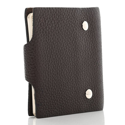 Hermes Togo Ulysse PM Notebook Cover Chocolate 3 of 15