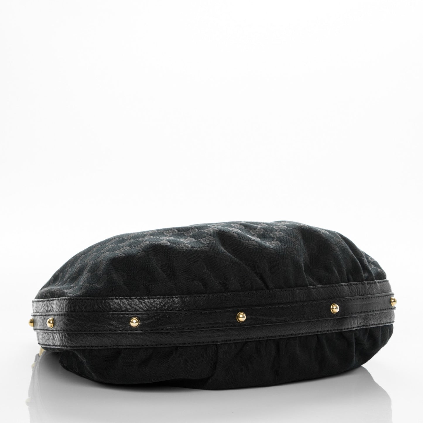 Monogram Medium Interlocking Hobo Black