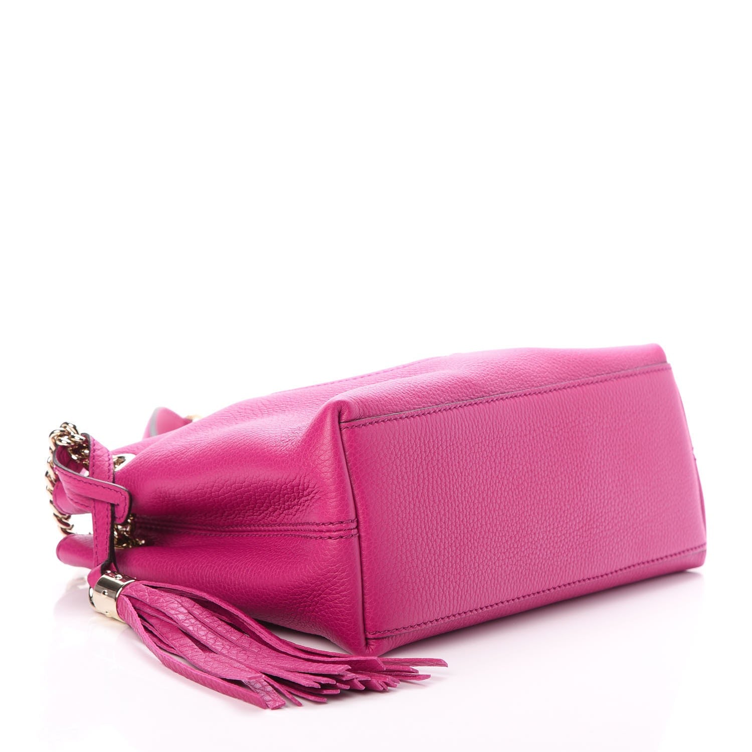 Gucci Cellarius Calfskin Small Soho Chain Shoulder Bag Bright Bouganville 4 of 7