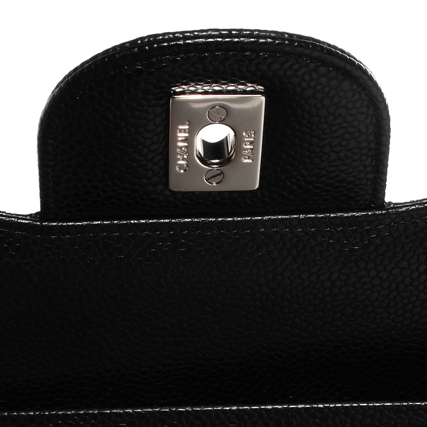 Chanel Caviar Quilted Jumbo Double Flap Black 6 of 9