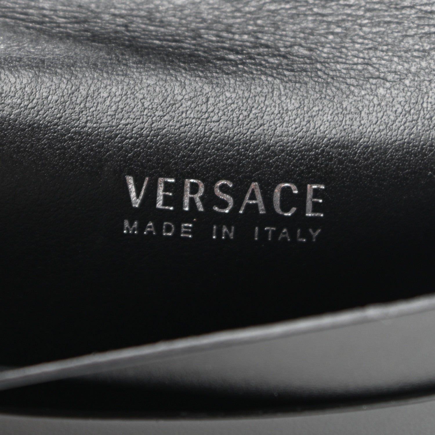 Versace Nappa Key Pouch Black 7 of 7