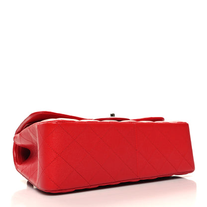Chanel Caviar Quilted Jumbo Double Flap Red 4 of 11