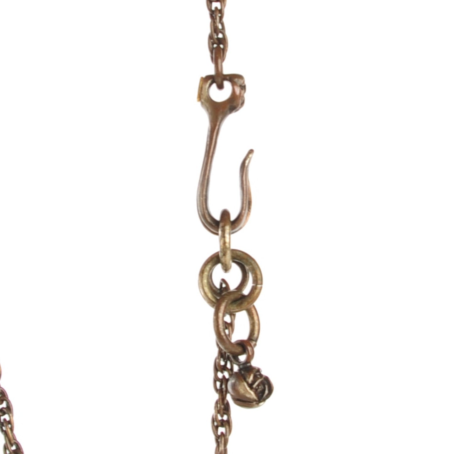 Camellia CC Short Necklace Bronze
