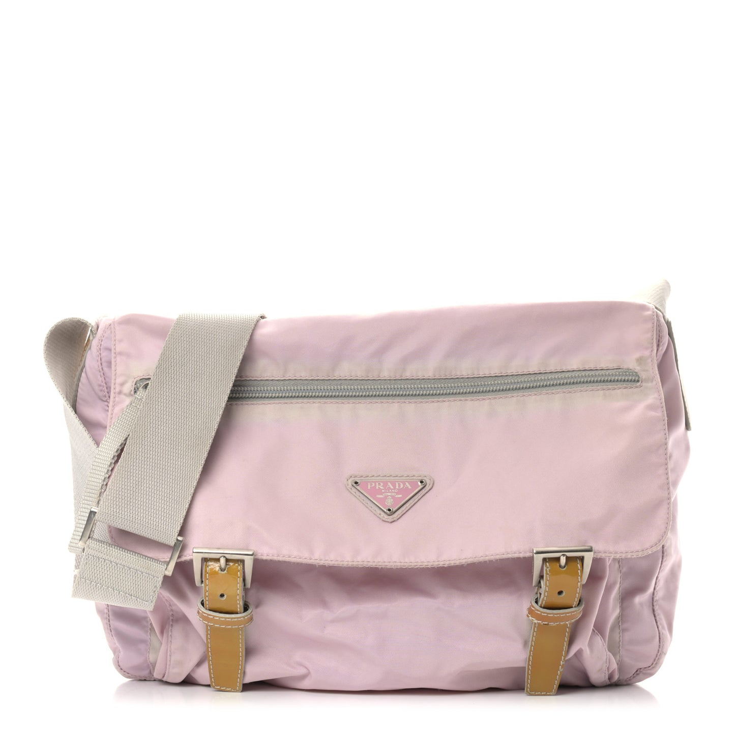 Nylon Vela Sport Messenger Bag Rosa
