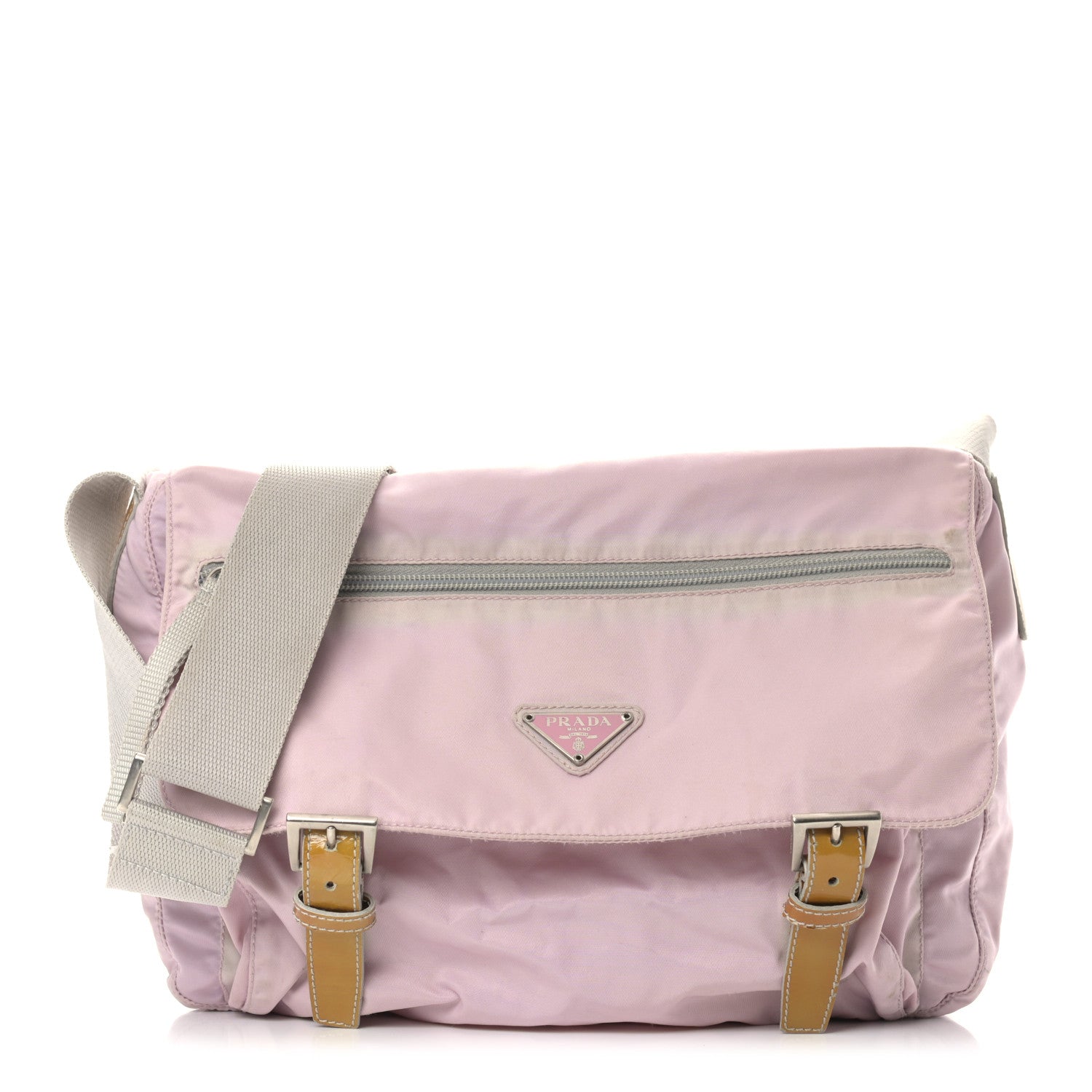 Prada Nylon Vela Sport Messenger Bag Rosa 1 of 15