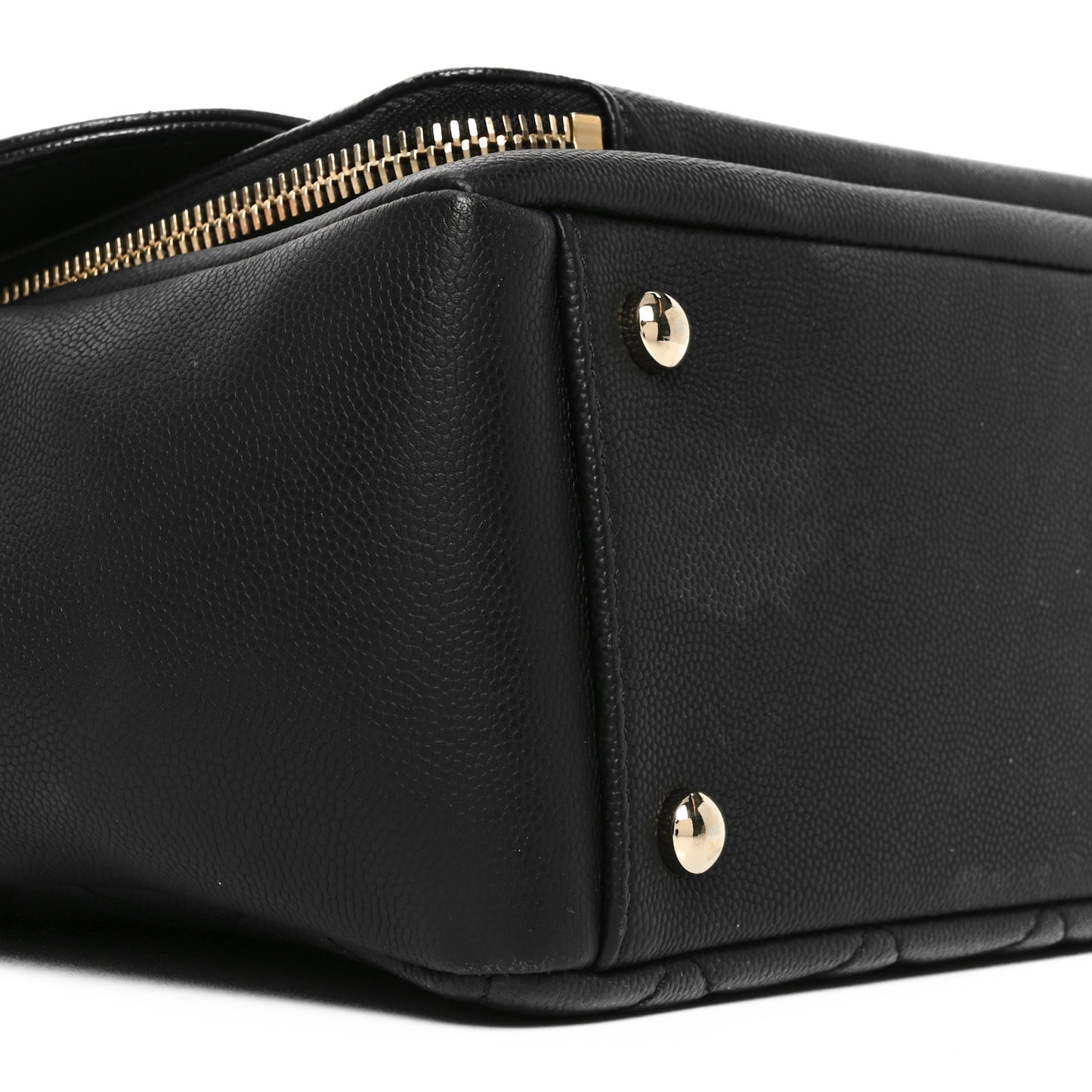 Caviar Quilted Large Business Affinity Flap Black