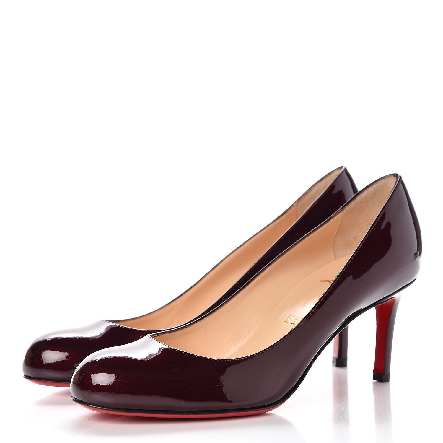 Christian Louboutin Patent Simple 70 Pumps 37 Orthodoxe 3 of 8