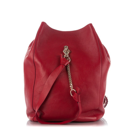 Jimmy Choo Nappa Large Echo Convertible Backpack Red 1 of 7