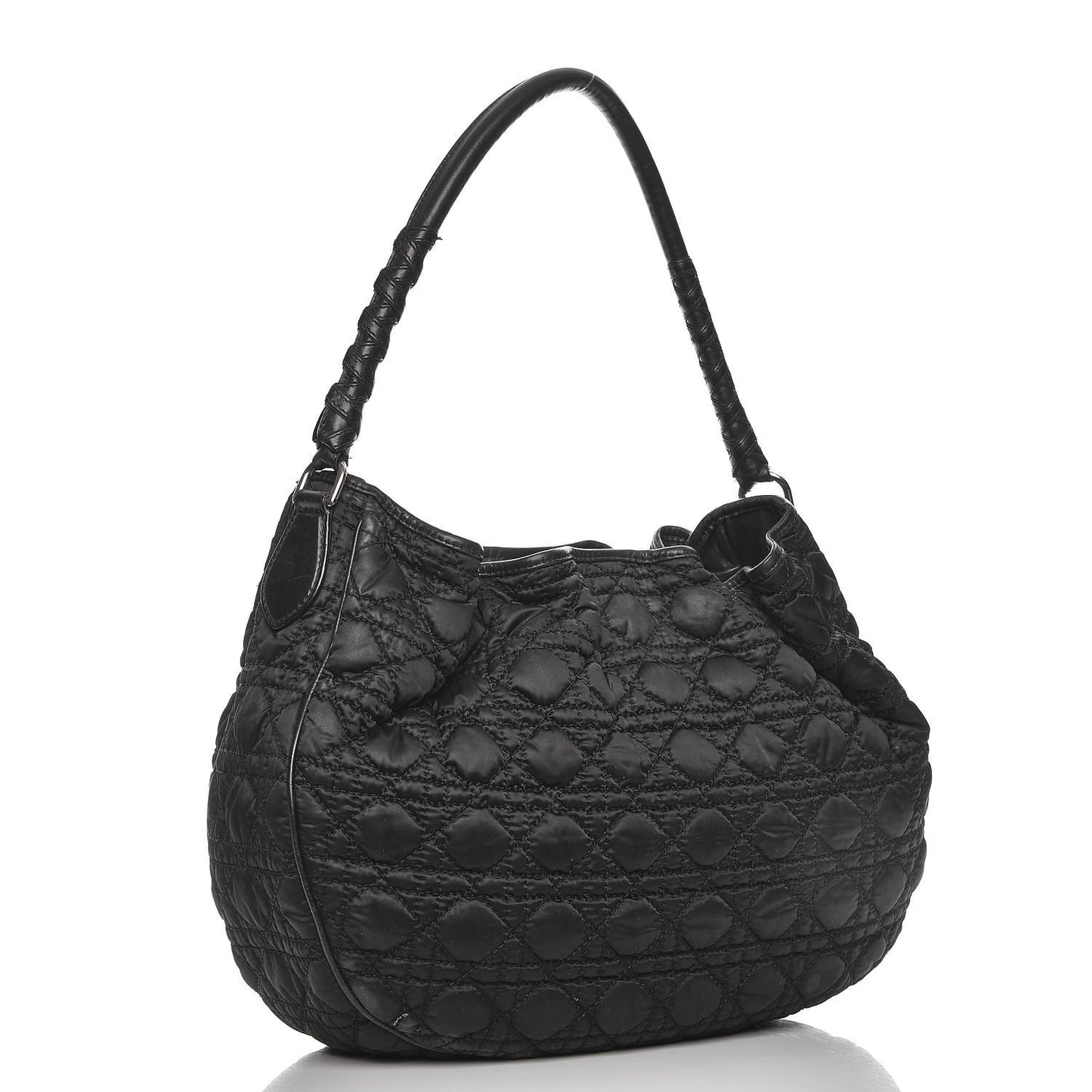 Satin Cannage Charming Hobo Black