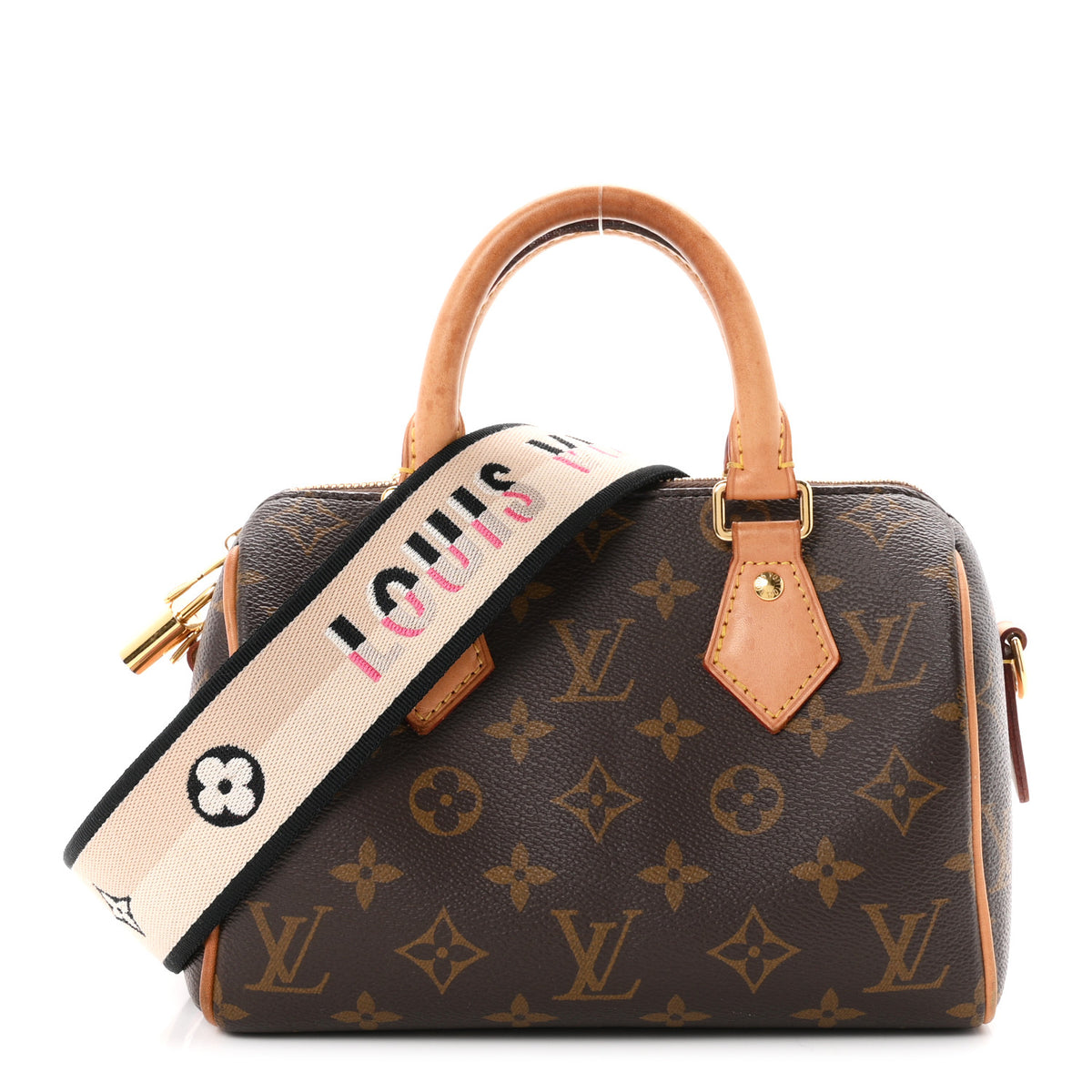 Monogram Speedy Bandouliere 20 Black