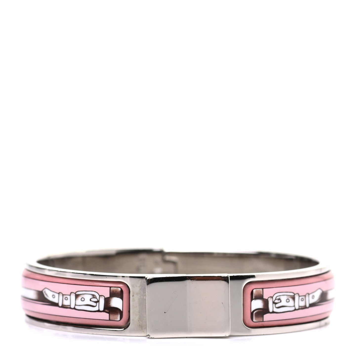 Enamel Printed Narrow Loquet Bracelet