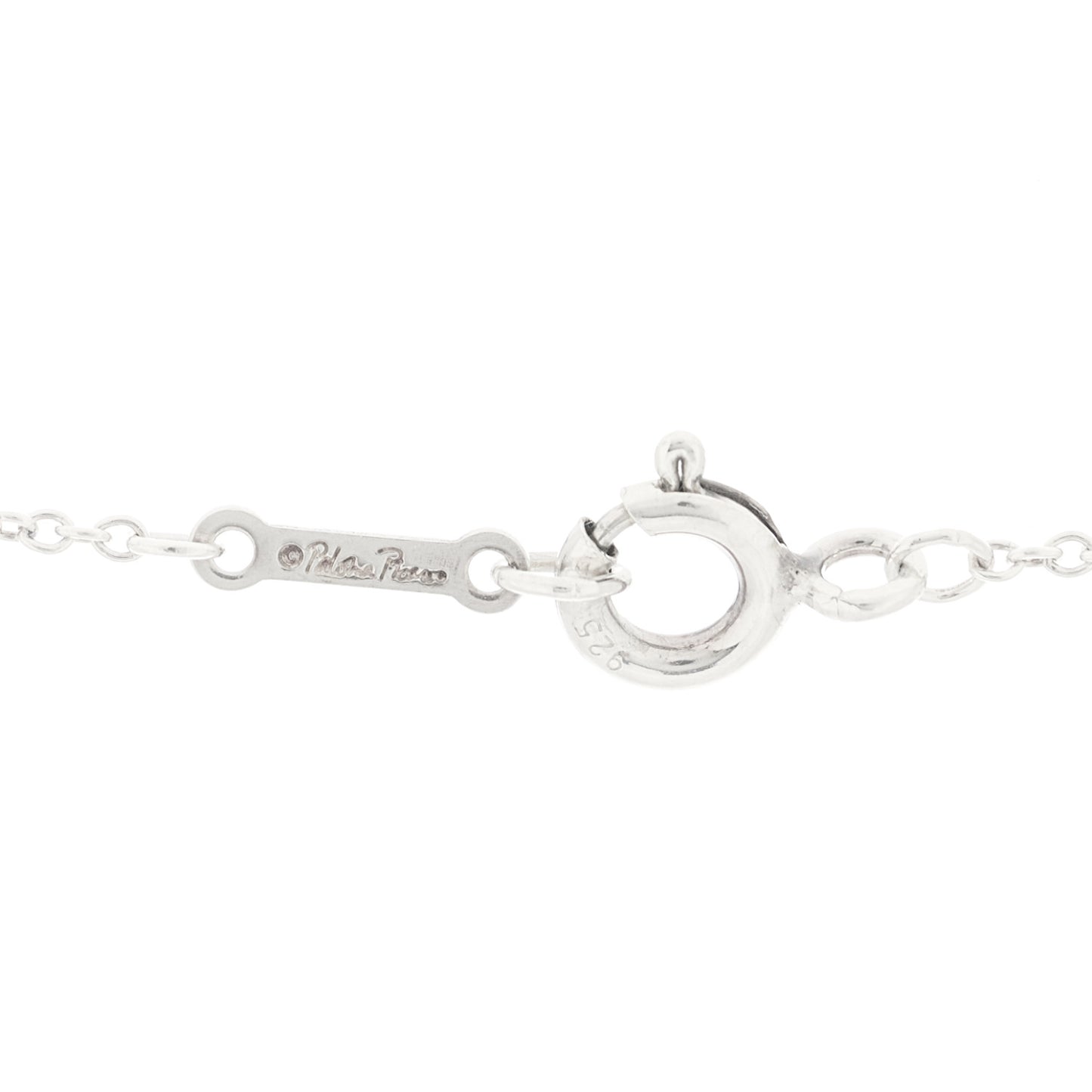 Sterling Silver Paloma Picasso Double Loving Heart Pendant Necklace