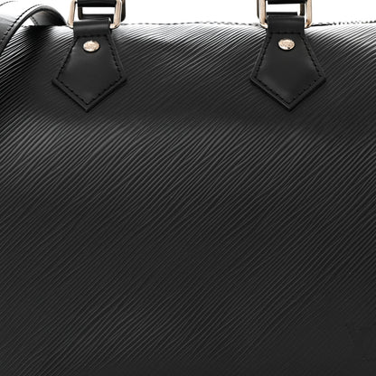 Louis Vuitton Epi Speedy Bandouliere 25 Black 7 of 9