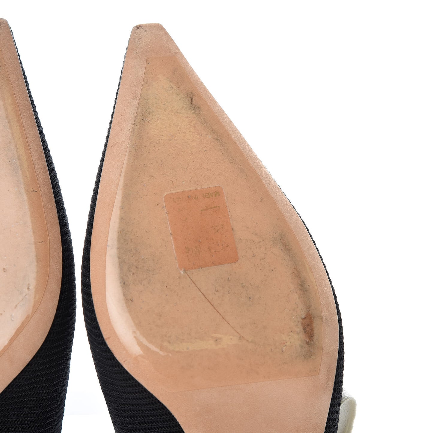 Technical Canvas Ribbon J Adior Slingback 65mm Pumps 42 Black