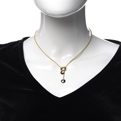 Cartier 18K Pink Yellow White Gold Sweet Trinity Drop Necklace 2 of 5