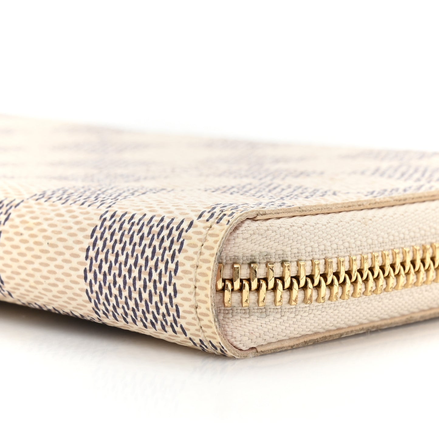 Damier Azur Clemence Wallet Rose Ballerine