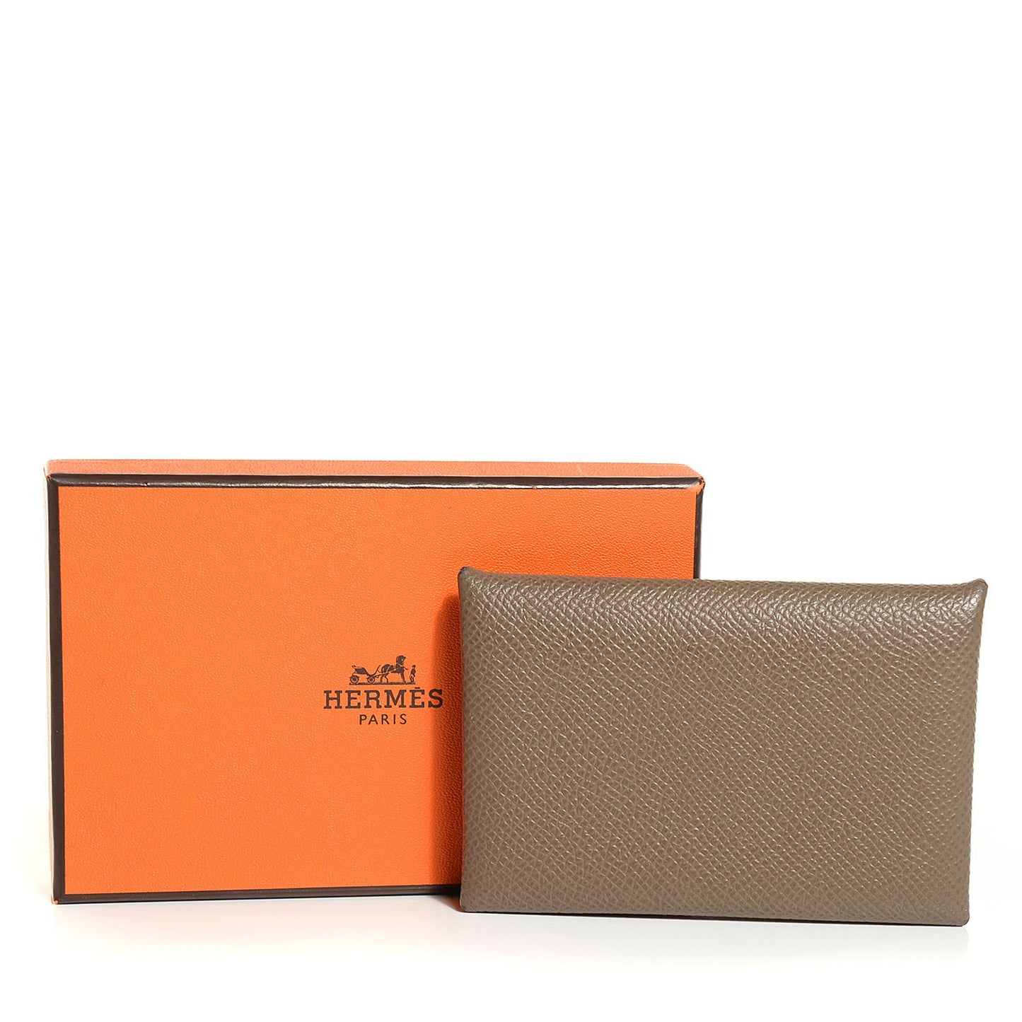 Epsom Calvi Card Case Etoupe