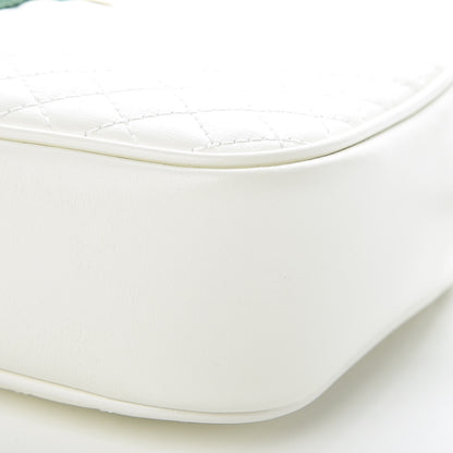 Gucci Calfskin Web Trapuntata Small Shoulder Bag Off White 9 of 9