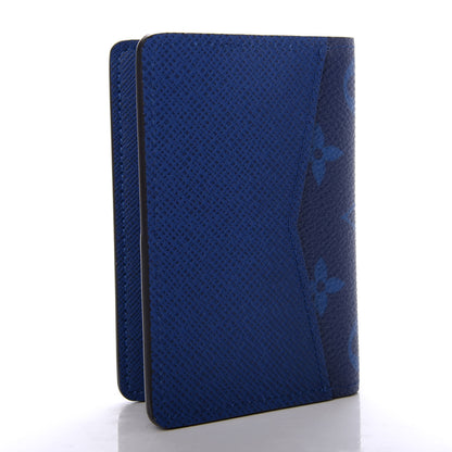 Louis Vuitton Taigarama Pocket Organizer NM Cobalt 3 of 7