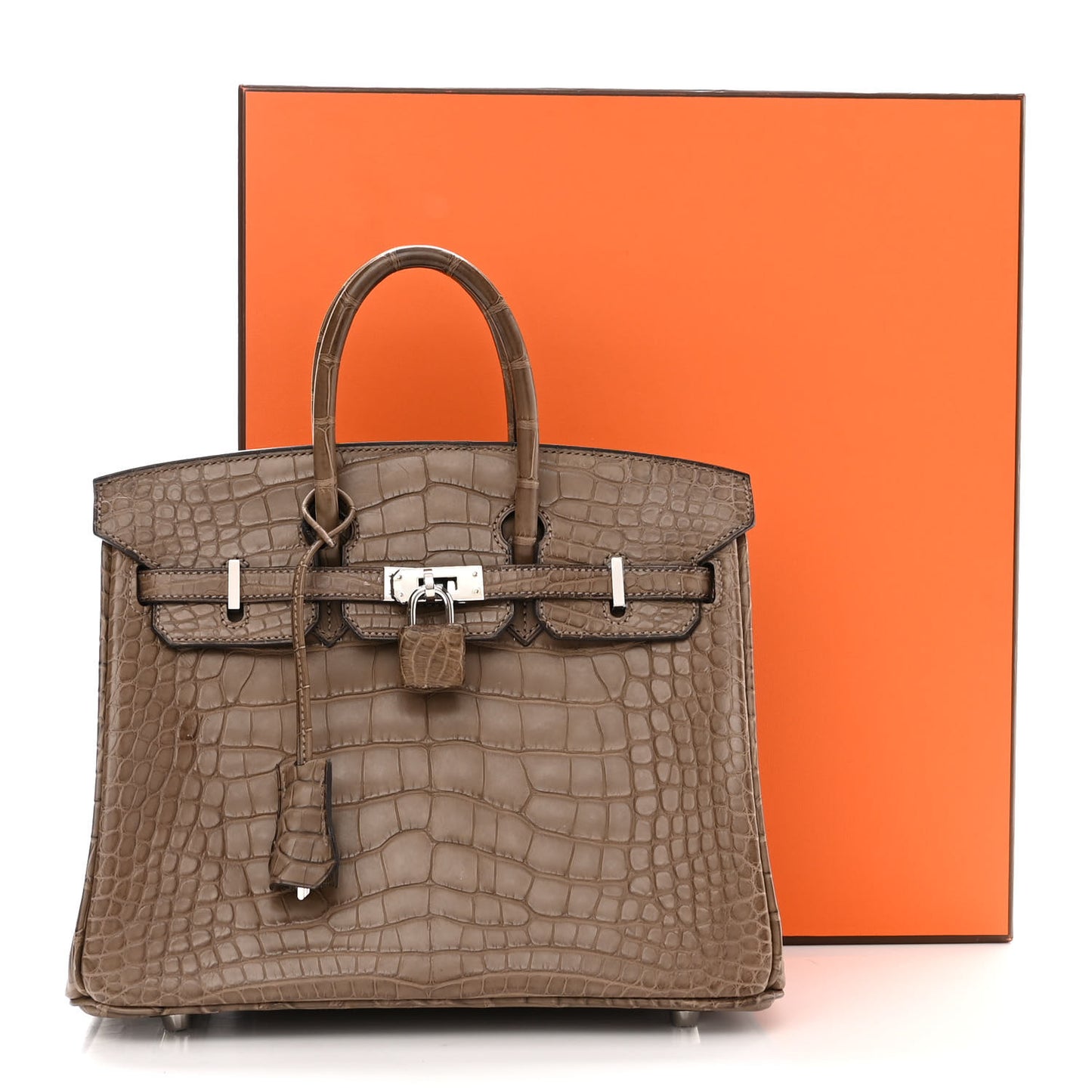 Matte Alligator Birkin 25 Origan