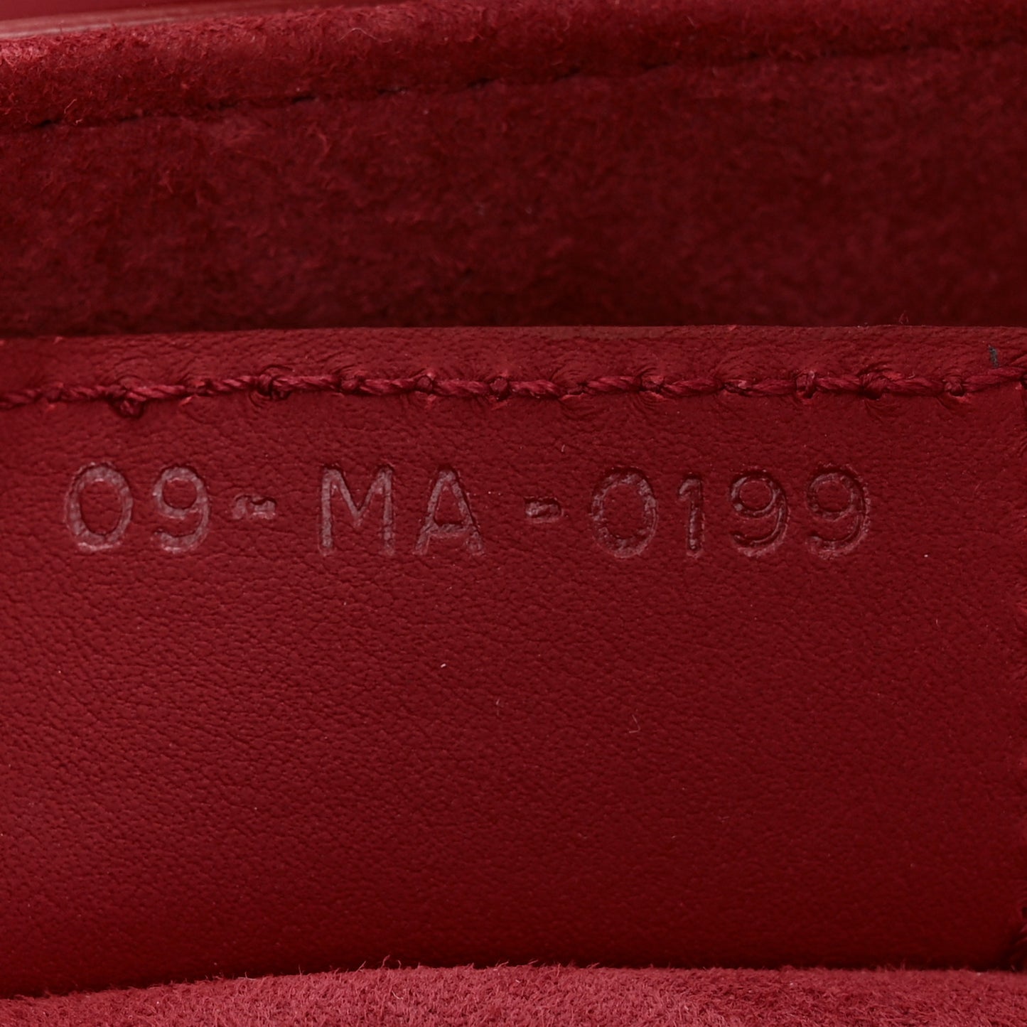 Ultra Matte Calfskin Saddle Bag Red