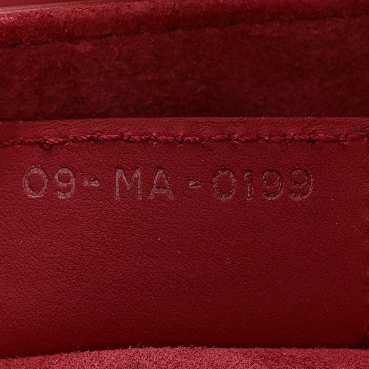 Christian Dior Ultra Matte Calfskin Saddle Bag Red 7 of 10