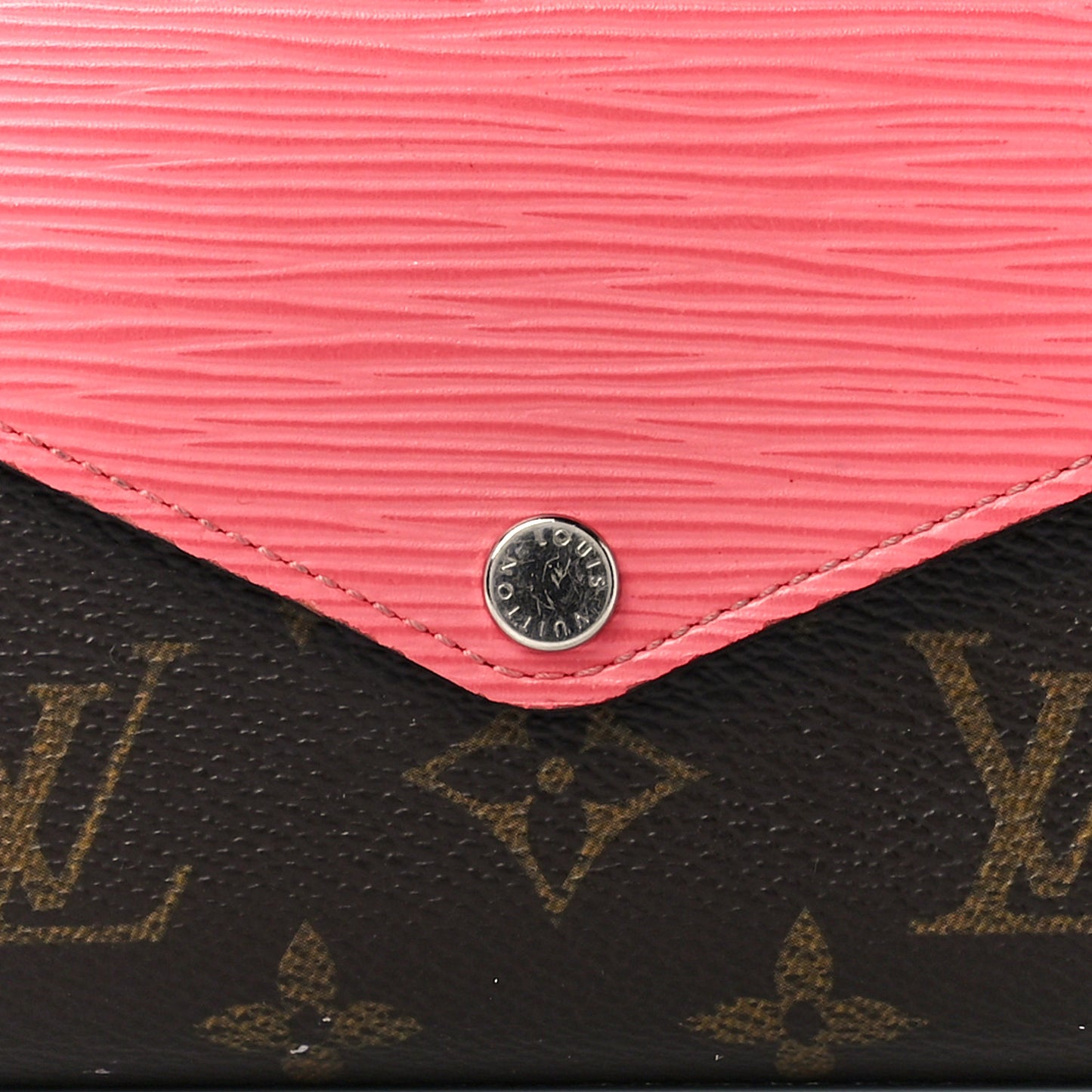 Monogram Epi Marie-Lou Long Wallet Corail