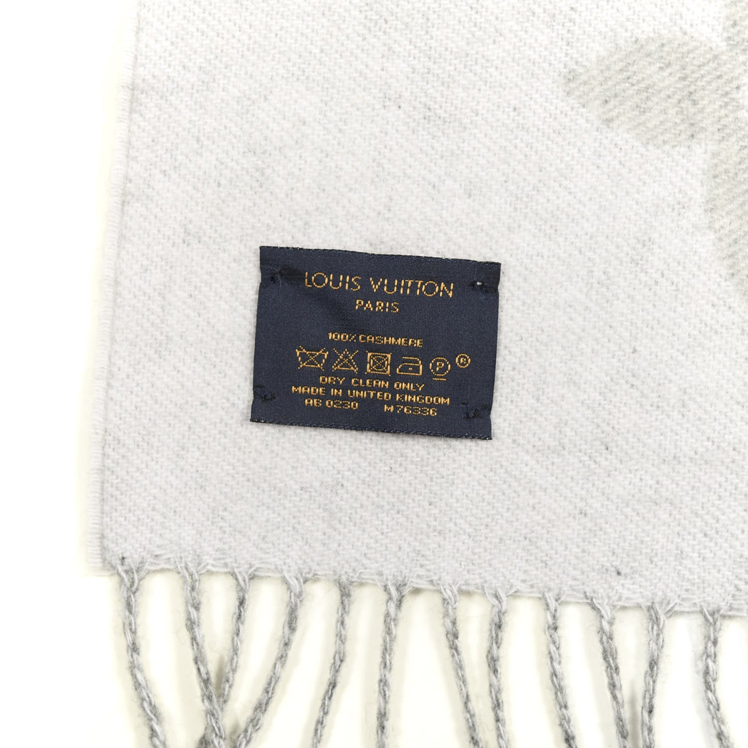Louis Vuitton Cashmere Monogram Reykjavik Scarf Black 3 of 3