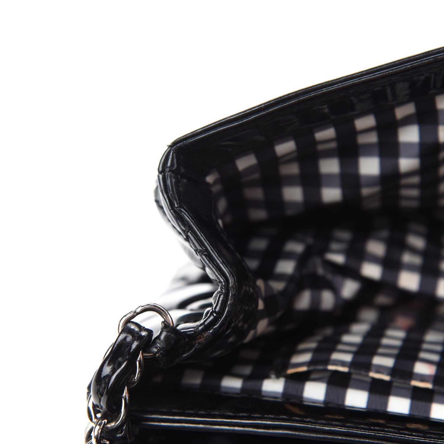 Chanel Vinyl Small Lipstick Flap Black 12 of 16