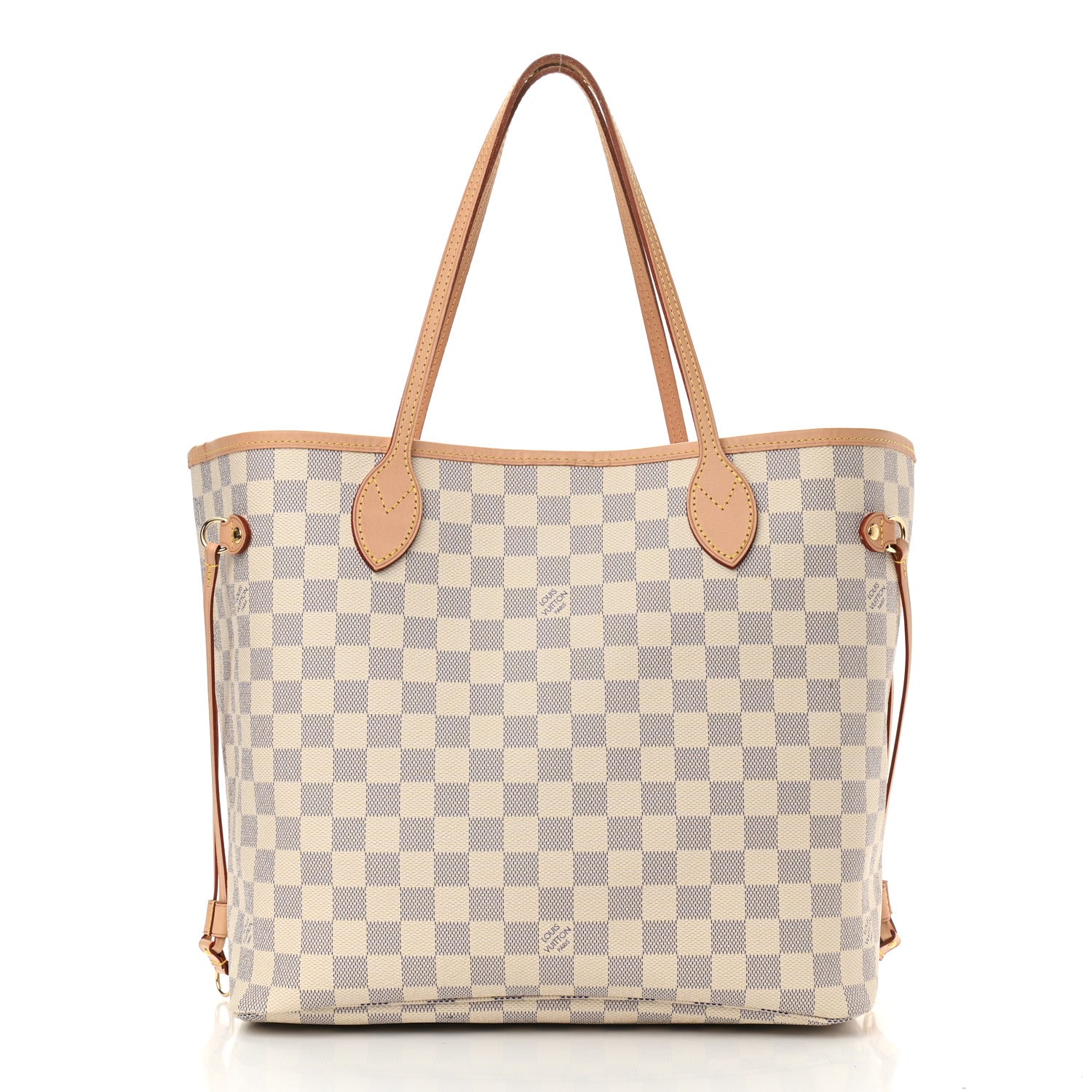 Louis Vuitton Damier Azur Neo Neverfull MM Rose Ballerine 3 of 11