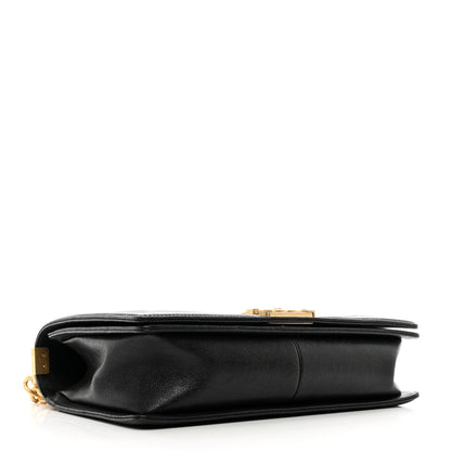 Chanel Caviar Chevron Quilted New Medium Boy Flap Black 4 of 10