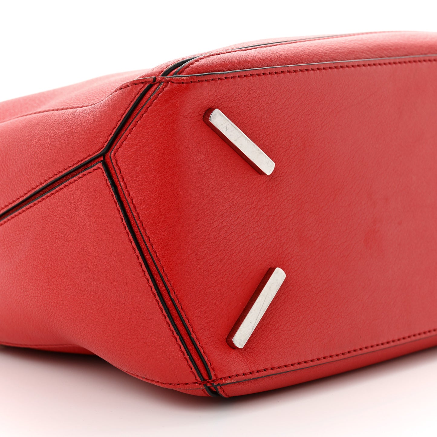 Calfskin Medium Puzzle Bag Scarlet