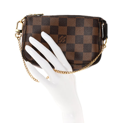 Louis Vuitton Damier Ebene Mini Pochette Accessories 2 of 6