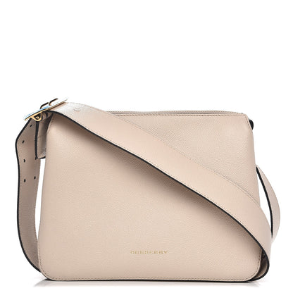 Burberry Soft Grain Calfskin House Check Small Helmsley Crossbody Limestone 1 of 10